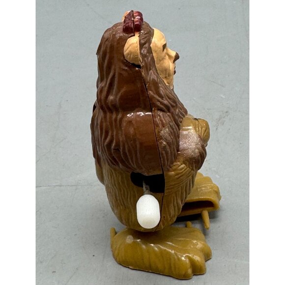 Vintage Wind-Up Tin Lion Toy With Brown Mane & Movable Parts wizard of OZ READ - Picture 11 of 13